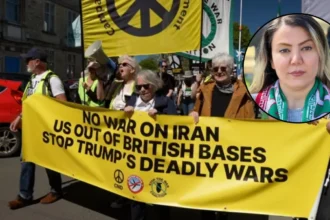 RAF Fairford Iran Protest 2026