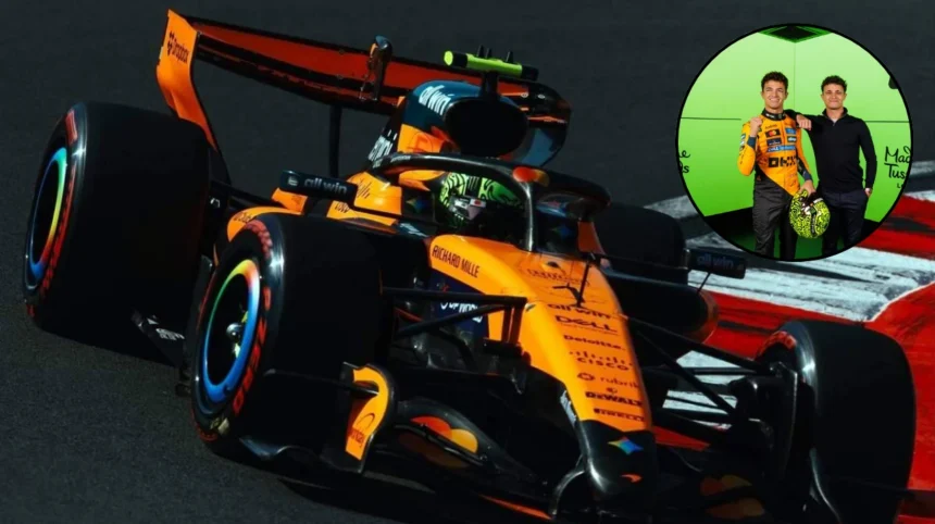 Lando Norris Madame Tussauds Waxwork Reveal