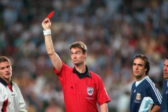 England Hit by Red Card in High-Stakes Clash