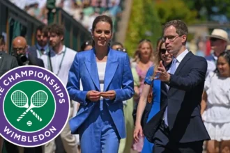 Princess Kate Watches Fery's Wimbledon Clash