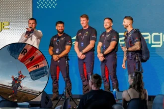 RAF Falcons Dazzle at Silverstone British Grand Prix