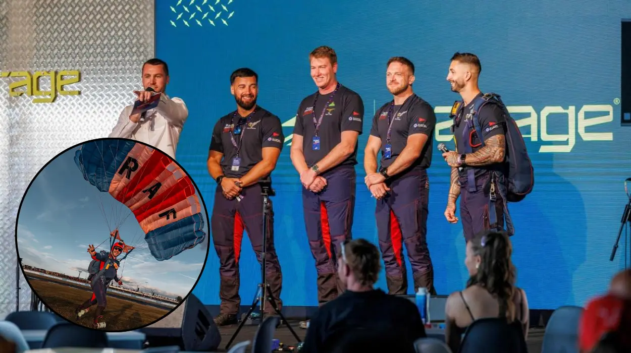 RAF Falcons Dazzle at Silverstone British Grand Prix