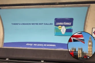 Always Lets Its Name Speak In New London OOH Ad
