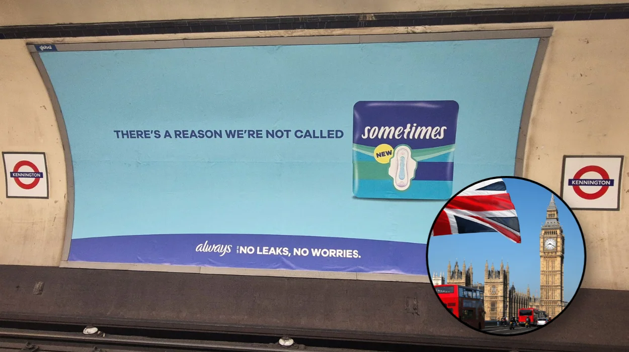 Always Lets Its Name Speak In New London OOH Ad