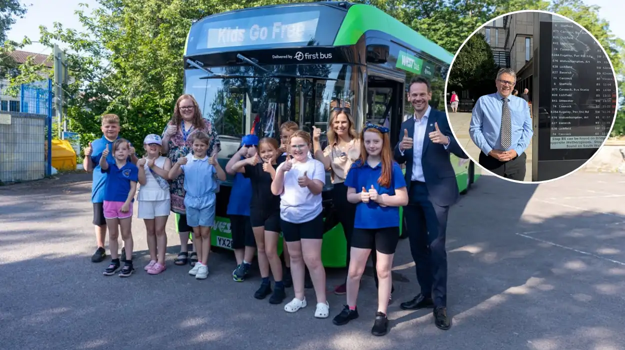Children Travel Free on Staffordshire Buses in August