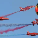 Cromer Fireworks Cancelled as Red Arrows Fly