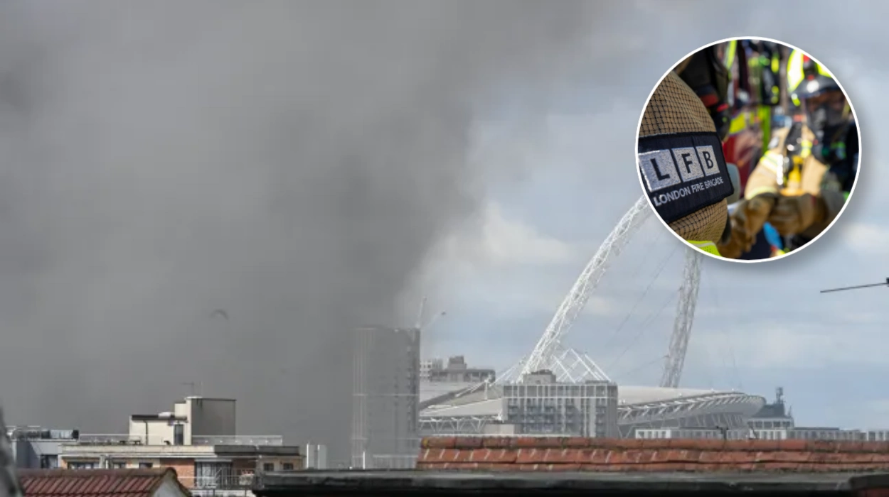Neasden Fire Near Amazon Warehouse: 125 Firefighters Battle London Blaze