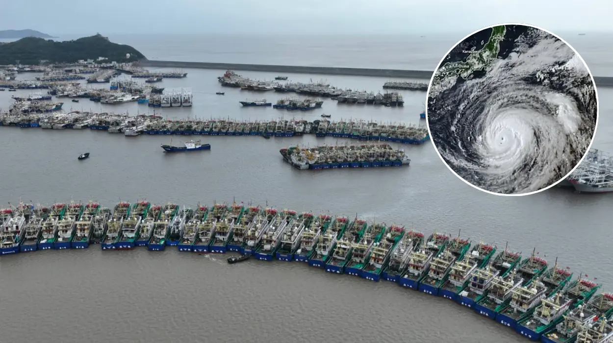 Typhoon Dolphin Hits Okinawa, China Shuts Ports